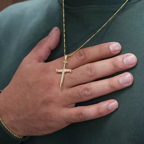 D Cruz Clavos Circonias Cristal